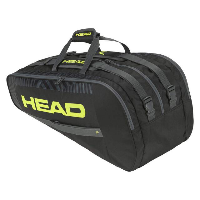 Head Base Racketbag L (9R) Black / Neon Yellow